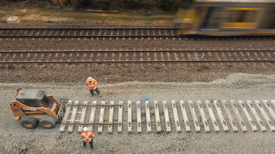 3rd Track under Construction