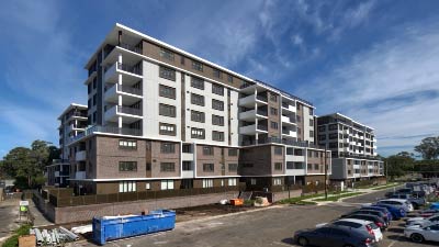 Aland Constructions time-lapse of residential apartments building at St Marys NSW