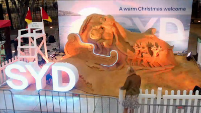 Time-lapse of art installations