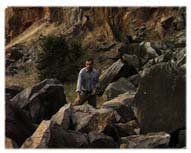 Storyboard reference for EXT. ROCKY OUTCROP 1 (DARLING RANGES) - DAY