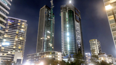 Rhodes Central high-rise construction project in Sydney