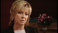 Graeme Beck on location filming a 60 Minutes documentary interview with Liz Hayes in Sydney