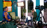 Graeme Beck providing broadcast cinematography in Sydney for The Biggest Loser on Channel 10