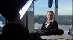 TV interview.