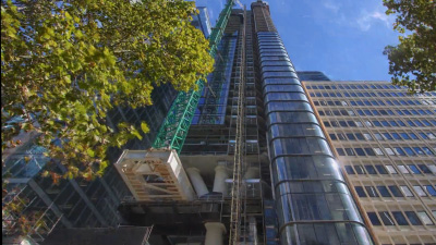 Remote site monitoring time-lapse camera installed on a street pole